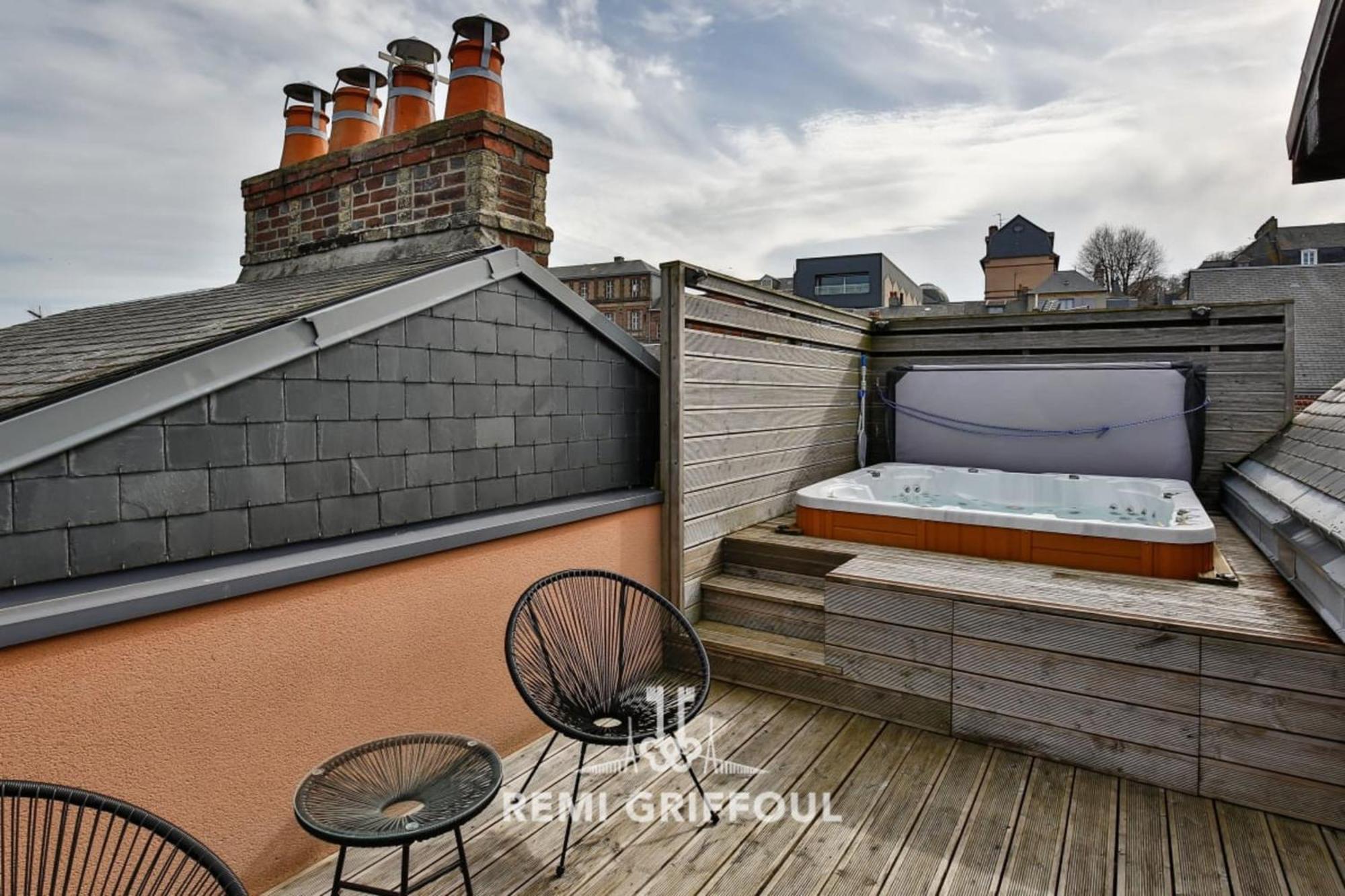 Villa L'Architecte du Cosmopolitain - Design house Jacuzzi- 8 P - Downtown à Honfleur Extérieur photo